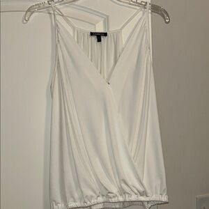 White Sleeveless Top